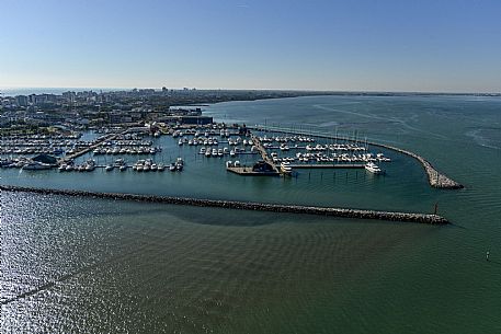 Aereal view of Lignano Sabbiadoro